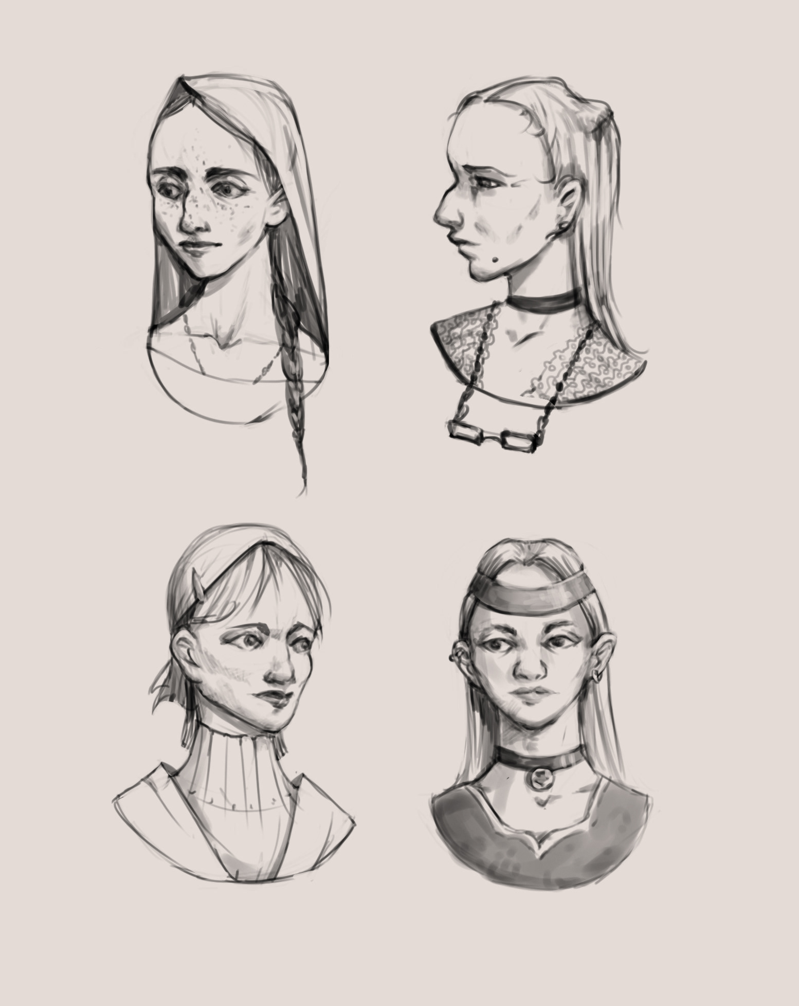 Detective characters WIP